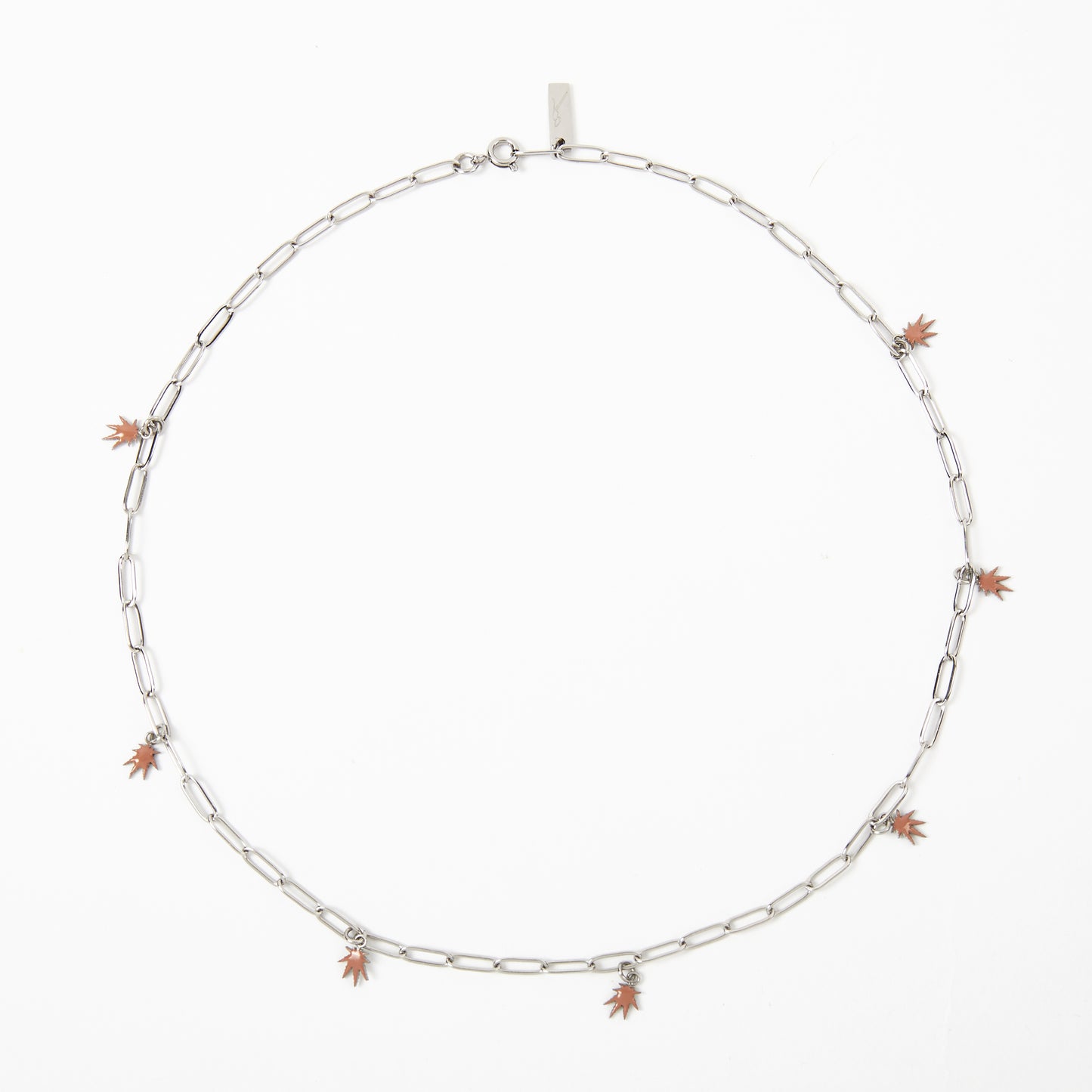 LEAF CHARM NECKLACE