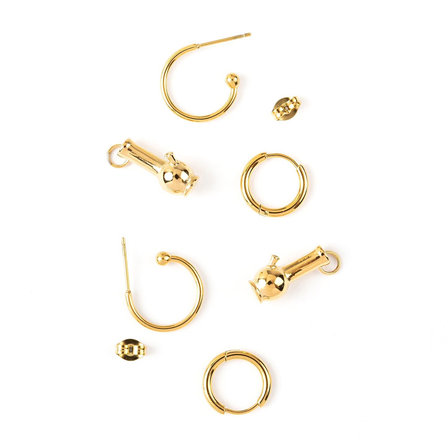 BONG CHARM EARRING SET