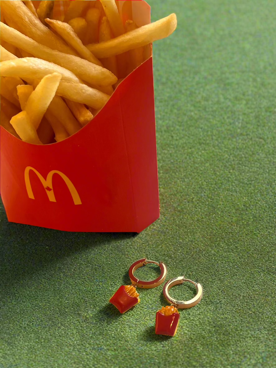 FRENCH FRY EARRINGS