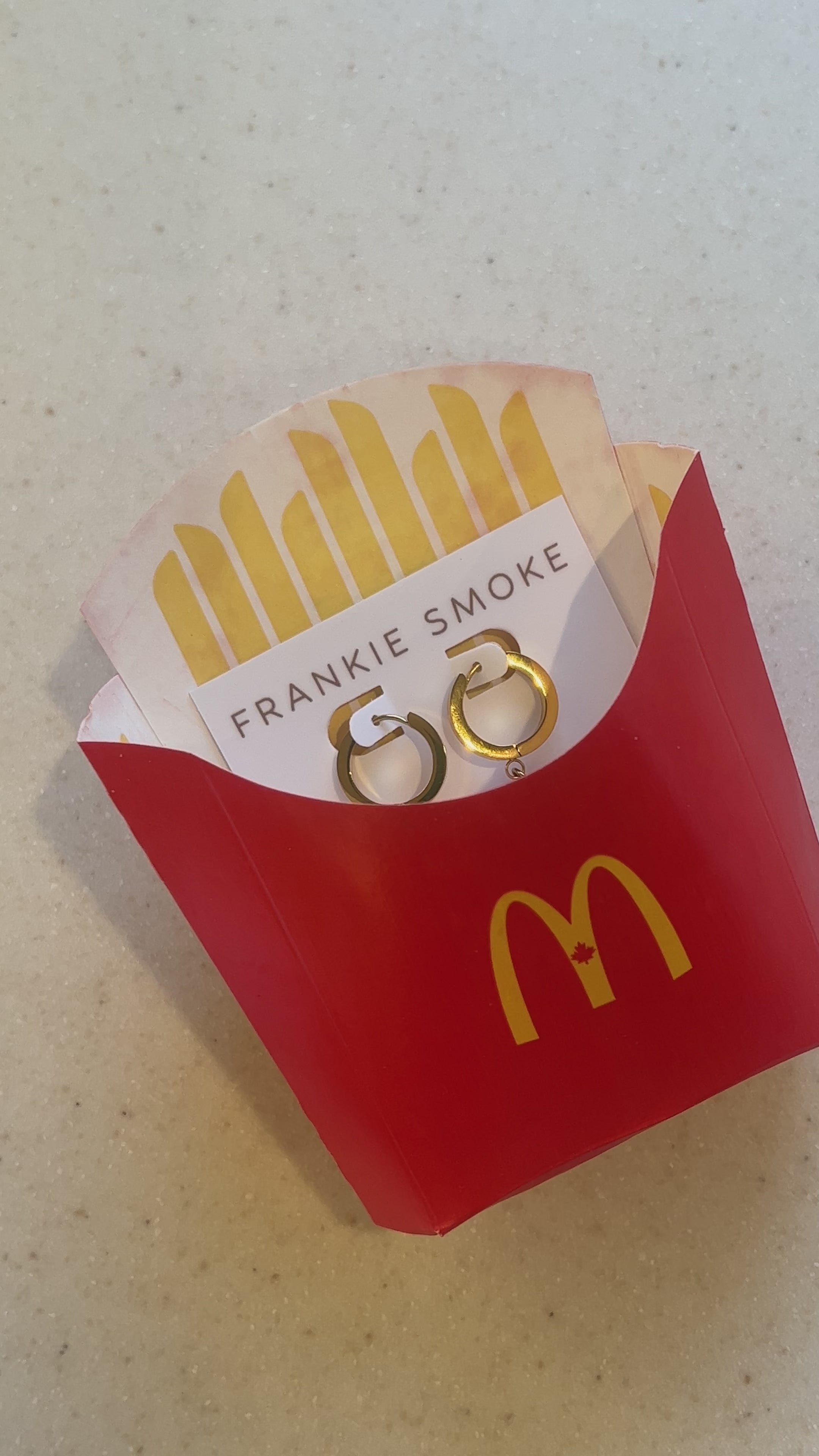 FRENCH FRY EARRINGS